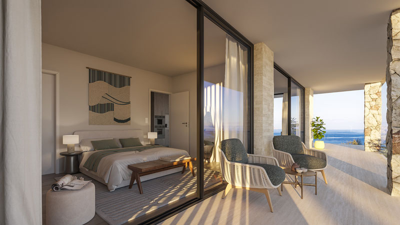 1st floor end penthouse bedroom